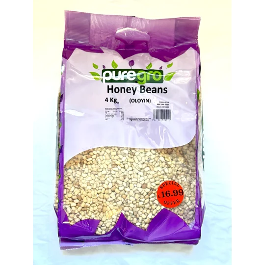 Puregro Honey (Sweet, Oloyin) Beans 1x4kg
Honey Beans
Sweet Beans