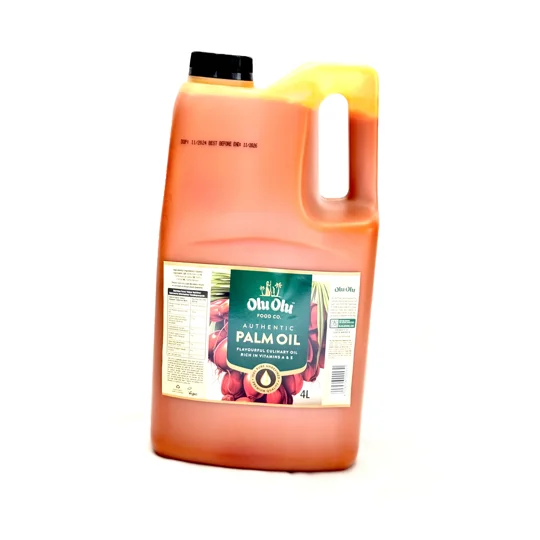 4L keg containing premium palm oil for cooking African delicacies