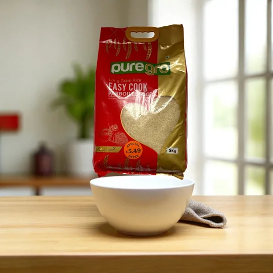 Puregro Easy Cook Rice 1x5kg, easy cook rice