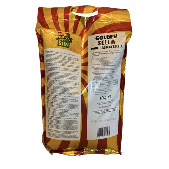 Tropical Sun Golden Sella Pure Basmati Rice 1x10kg
