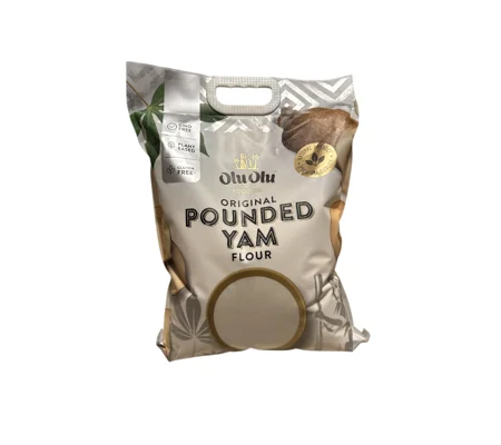 Olu Olu Pounded Yam (white) 1x4kg