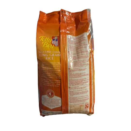 Tolly Boy Easy Cook Long Grain Rice 1x10kg