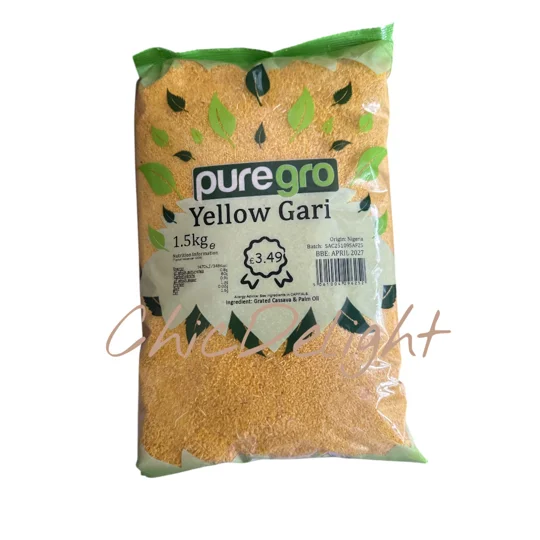 Puregro Yellow Garri 1x1.5kg