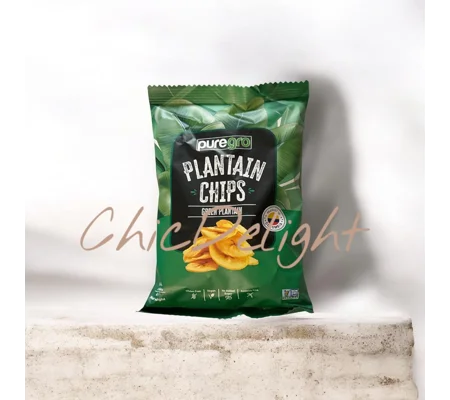 Puregro Plaintain Chips (Green) X 1