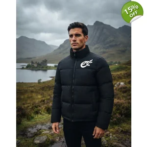 Emilio Places - Rey, Men's Black Puffer Jackets Size XL