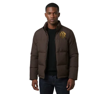 Emilio Places - Rey, Men's Brown Puffer Jackets Size XS