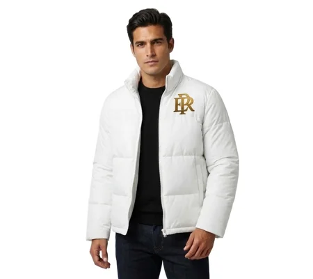 Emilio Places - Rey, Men's White Puffer Jackets Size XL