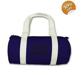 Terracotta Warriors, Embroidered Mini Duffel Bag