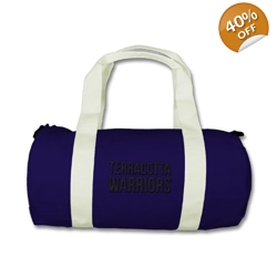 Terracotta Warriors, Embroidered Mini Duffel Bag