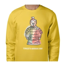 Terracotta Warriors Army Sweatshirt Size XXL