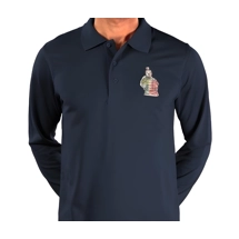 Terracotta Warriors Army, Men's Long Sleeve Polo Size Medium