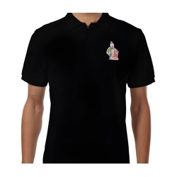 Terracotta Warriors Army, Men's Polo T Shirt Size Large