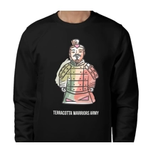 Terracotta Warriors Army Sweatshirt Size Medium