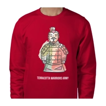 Terracotta Warriors Army Sweatshirt Size Small