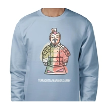 Terracotta Warriors Army Sweatshirt Size Medium