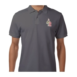 Terracotta Warriors Army, Men's Polo T Shirt Size Large