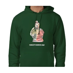 Terracotta Warriors Army Hoodie Size Large