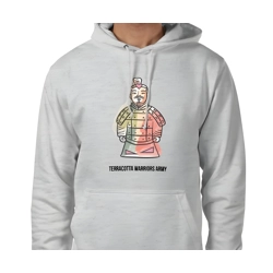 Terracotta Warriors Army Hoodie Size Large