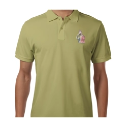 Terracotta Warriors Army, Men's Polo T Shirt Size Large