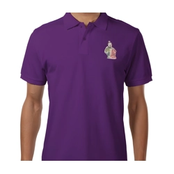 Terracotta Warriors Army, Men's Polo T Shirt Size Large