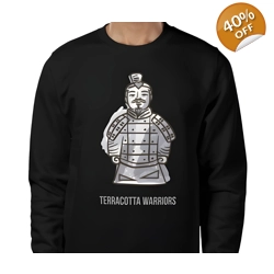 Terracotta Warriors, Sweatshirt Size Large
