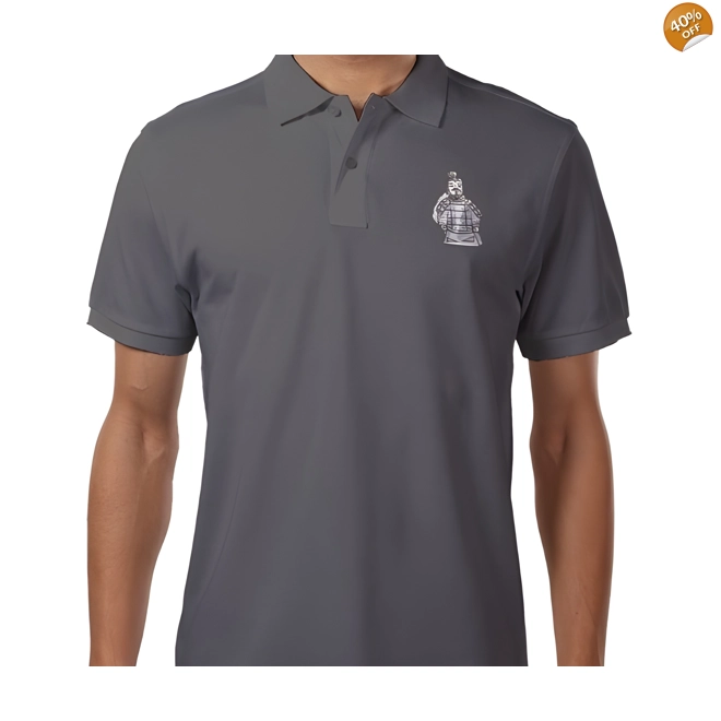 product Image for Terracotta Warriors, Men's Polo T Shirt Size Medium