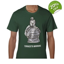 Terracotta Warriors, T Shirt Size XXL
