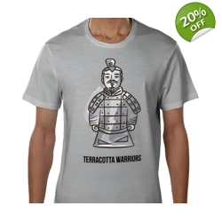 Terracotta Warriors, T Shirt Size Large