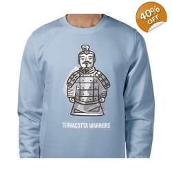 Terracotta Warriors, Sweatshirt Size Large