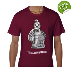 Terracotta Warriors, T Shirt Size Small