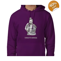 Terracotta Warriors, Hoodie Size XXL