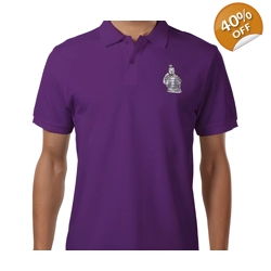 Terracotta Warriors, Men's Polo T Shirt Size Medium
