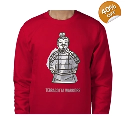Terracotta Warriors, Sweatshirt Size Large