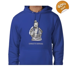 Terracotta Warriors, Hoodie Size Large