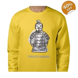 Terracotta Warriors, Sweatshirt Size Large