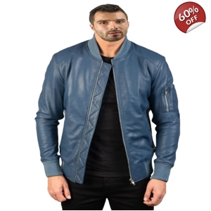 Emilio Places - Rey, Leather Jacket Size Medium