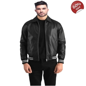 Emilio Places - Rey, Leather Jacket Size Large