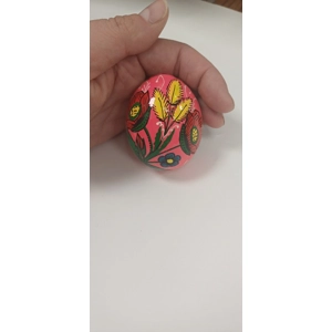 Small Handpainted Wooden Egg - Floral