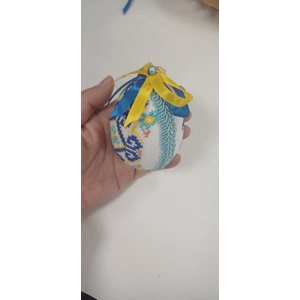 Hand Cross Stitched Easter Eggs