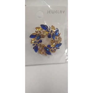 Brooch with Ukrainian colours circlet