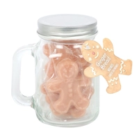 10 Gingerbread Wax Melts in Mason..