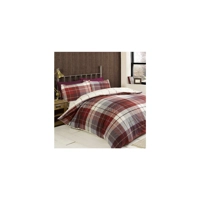 Classic Tartan Duvet Set - Red