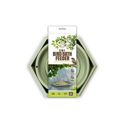 2-IN-1 Bird Bath & Feeder 2-IN-1 Bird Bath & Feeder