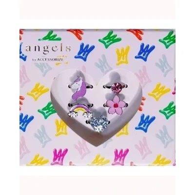 5pcs Girls Unicorn Rings Gift Set