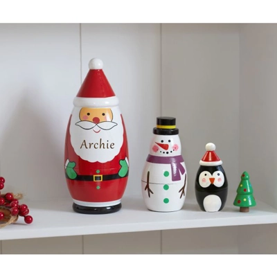 Santa's Secret Festive Figurines - 4 in 1