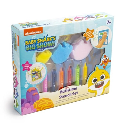 Baby Shark Bathtime Stencil Set
