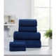 6pc Waffle Towel Bale - Navy