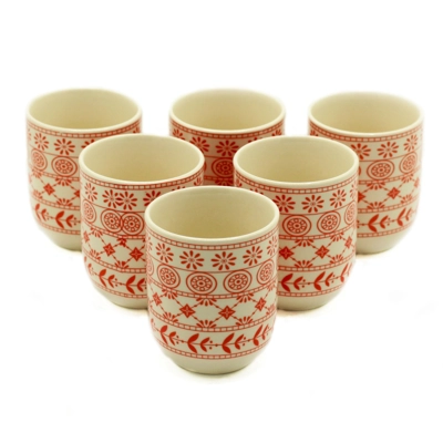 6x Herbal Tea Cup - Amber