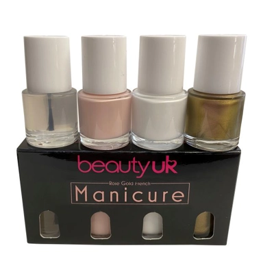 French Manicure Rose Gold Nail Set