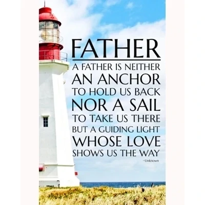 A Father is neither an anchor